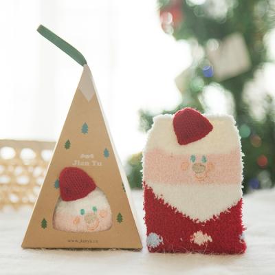 China New Christmas Atmosphere Christmas Atmosphere Baby Bumps Santa Claus Snowman Socks Christmas Christmas Gift for sale