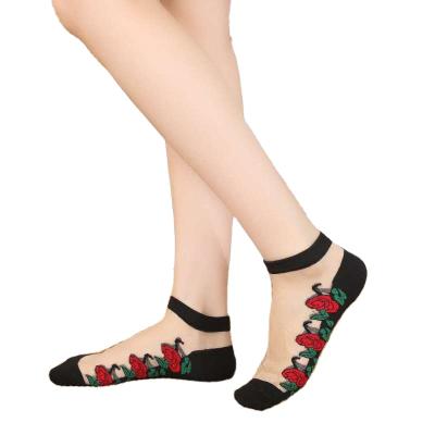 China Sporty sporty silk hosiery with anti-hook silk cotton soles for sale