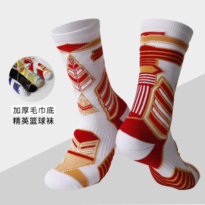 China Breathable Unisex Basketball Socks Mid-tube Socks Sports Towel Sweat-absorbent Non-slip Socks for sale