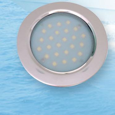 China Stainless Steel Yacht Marine Cabin Light Boat Dome Durable Warm White Light for sale