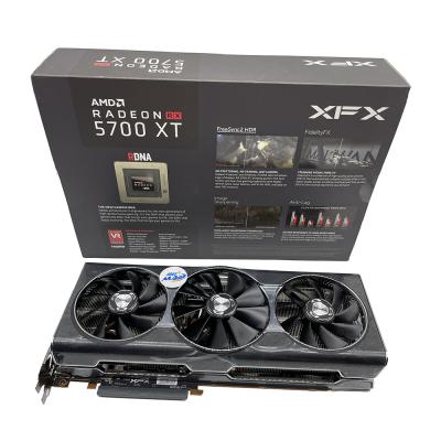 China Hot Selling Workstation Rumax Computer Graphics Rx Card 5700 Xt Game 8G VGA 8Gb GPU Graphics Cards for sale