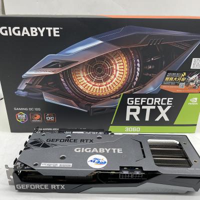 China 2021 Workstation GIGAOCTE RTX 3060 GAME OC 12G Graphics Card With GDDR6 192 Bit for sale