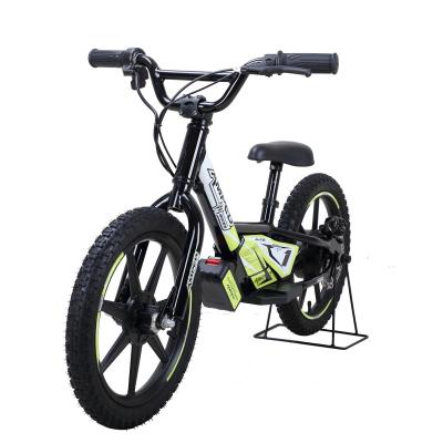 China Hot Sale Kid Electric Balance Motorcycle For Kids Children Electric Bike 12 Inch Fat Tire 120W Brushless Motor for sale