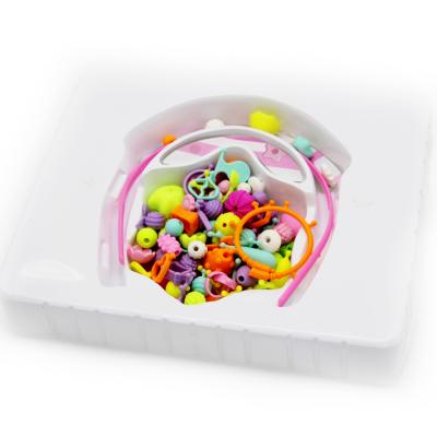 China Good price high quality plastic educational kids toys diy pop beads for sale for sale