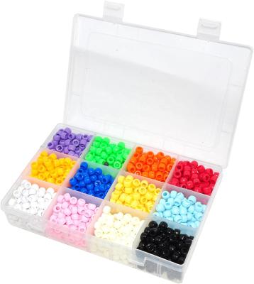 China Fashionable Educational Toys Diy Kids Open Flexible 12 Colors Tray Perler Beads for sale