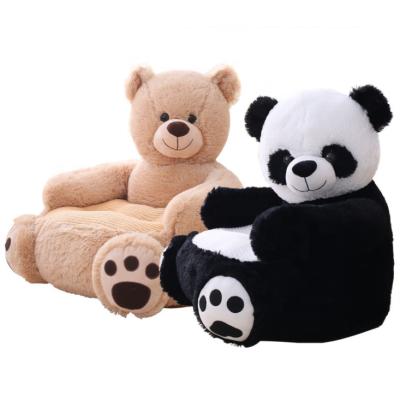 China Soft Cute Teddy Bear Panda Unicorn Plush Toy Child Sofa Kids Plush Chair for sale