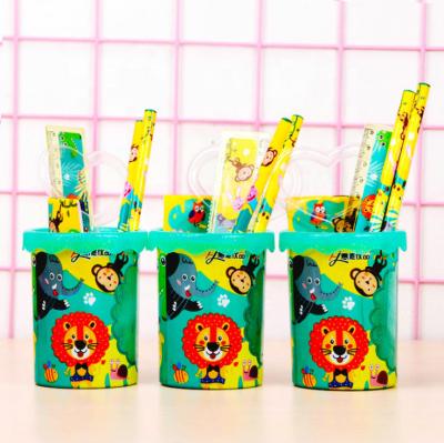 China Plastic Children's Day Pen Holder Stationery Gift Set Kindergarten Students School Supplies for sale