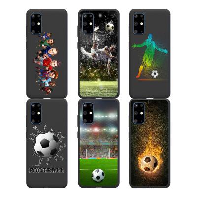 China Football Sports Matte Soft TPU Shockproof Mobile Phone Case Cover For Samsung Galaxy S21 Ultra for sale