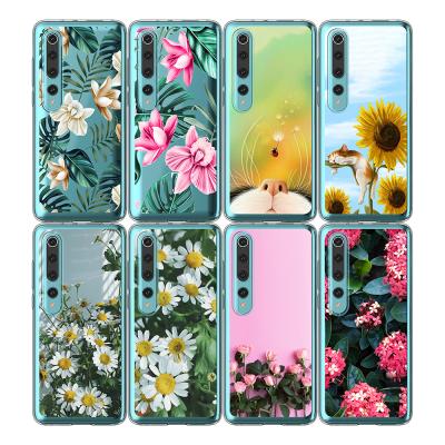 China 100% Clear Eco-friendly Design TPU Dandelion Flower Daisy Case Phone Case Covers For Xiaomi 10 for sale