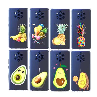 China 100% Eco-friendly Phone Case Pineapple Lawyers Design Clear TPU Cell Phone Case For Nokia 7.2 6.1 3.1plus for sale