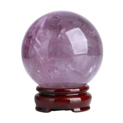 China China Wholesale Natural Amethyst Sphere Polished Crystal Ball for sale