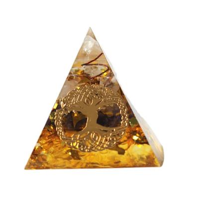 China Wholesale Chakra Pyramid Stones Healing Crystals Pyramids China Orgone Crystal Pyramids for sale