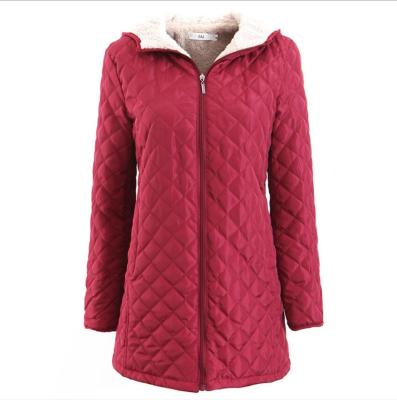 China women jackets spring anti-wrinkle zipper female base coat fleece casual wear loose parkas plus size 2021 for sale