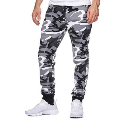 China 2021 Hot Sale Men's Anti-Wrinkle Cotton Camouflage Sweatpants Ankle Track Pants Casual Trousers for sale