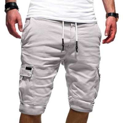 China 2021 Hot Sale Breathable Men's Casual Moco Canvas Classic Fitted Short Drawstring Summer Cargo Shorts for sale