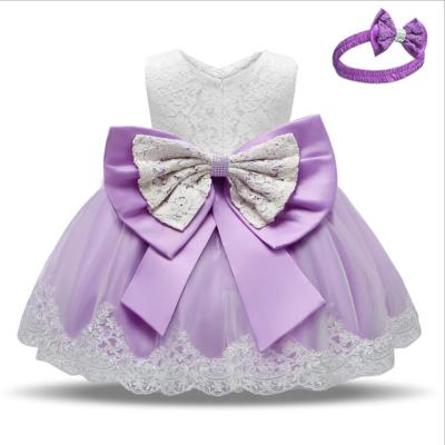 China Washable Newborn Princess Dresses Baby Girls Dress For Infant Kids Birthday Dress Flower Costume Party Clothes 2021 for sale