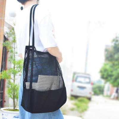 China Fashion Large Capacity Handbag Shopping Bag Reusable Summer Beach Bag for sale