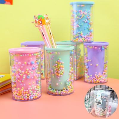 China New Store Student Shop Multifunctional Morden Fountain Pen Holder Transparent Pen Stand for sale