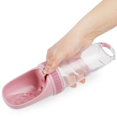 China 2022 HOT SALES AMAZON Portable Non-automatic Take Out Cup Dog Plastic Water Pet Bottles for sale