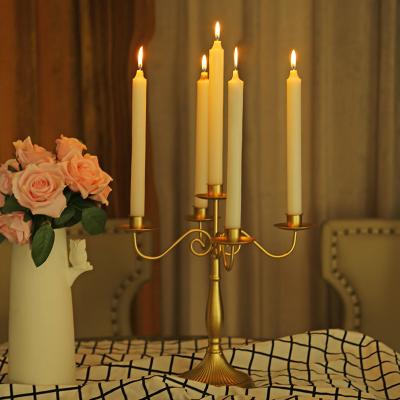 China Nordic style wedding decor metal brasscandle holder home decor iron candlesticks vintage bohemian contemporary for sale