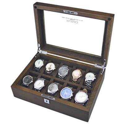 China Gifts Watch Box Solid Wood High End Watches Receive Box From High End Watch Collection Box for sale