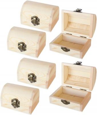 China Europe wooden treasure boxes with locking clasp for sale