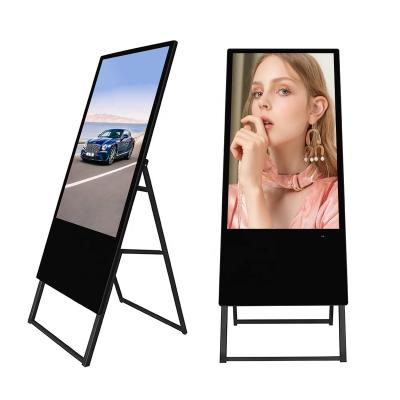 China Indoor 4K Indoor LCD Video Exhibi Poster Kiosk Digital Signage Screen of YUWO Commercial Advertising Billboard for sale