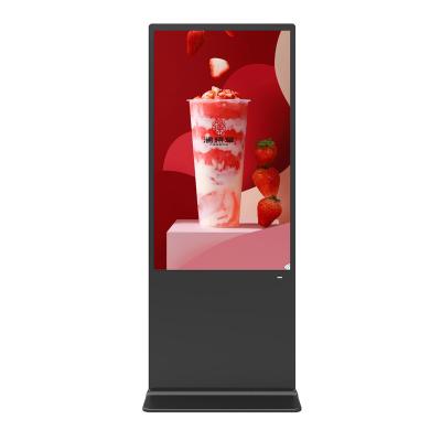 China Indoor YUWO Commercial Advertising Indoor LED LCD Display Screen Indoor Stand Advertising Display for sale