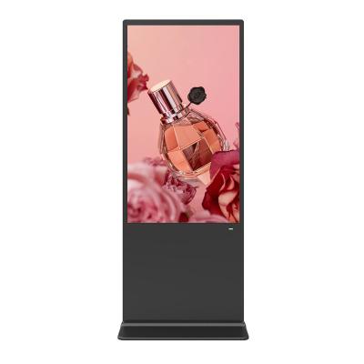 China Indoor Indoor Commercial Advertise Display 85 Inch YUWO LCD LED Indoor Advertising Screen for sale