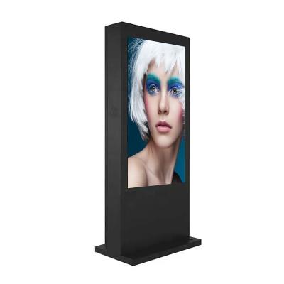 China Outdoor Outdoor YUWO Multi-size Inch OEM/ODM Advertising Commercial HD Kiosk Standing Digital Signage HD Highlight for sale