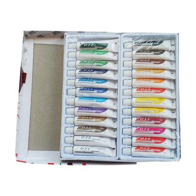 China 12ml Tube Oil Color Paint Artist Non-toxic Hot Selling Quick Dry Oil Paint Set 24 With ASTM EN71 Certificate for sale