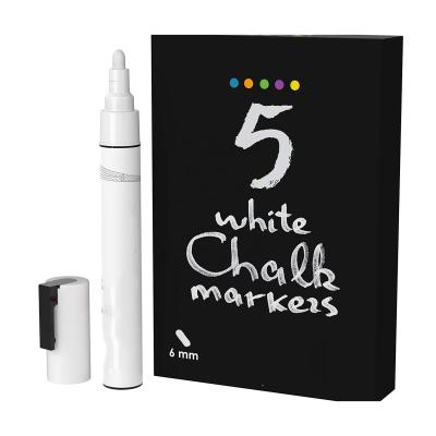 China Window Advertising Marker 5 Colors Chalkboard Liquid Neon Chalk Markers for sale