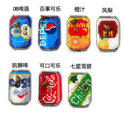 China Europe DMC cross embroidery suite living room household appliances beverage fridge simple paste beautiful for sale