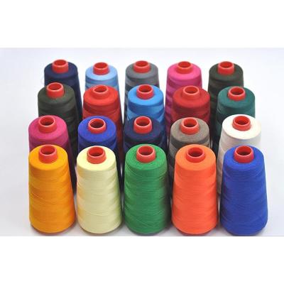 China Europe Colors 1PCS 17 3000 Yards Overlocking Sewing Machine Polyester Thread Industrial Cones Cones for sale