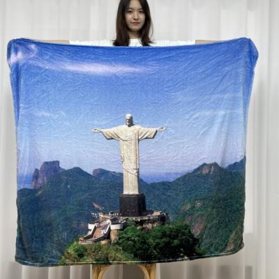 China Monte Cristo Blanket City Landmark Unique Low Folded Blanket Digital Penetration Control Blanket for sale