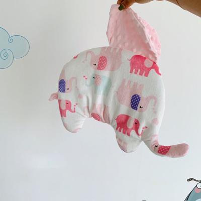 China PORTABLE Customized Baby Wrap Pillow Super Soft Double Layers Minky Sit Mink Dot Animal Cartoon Soft Newborn for sale