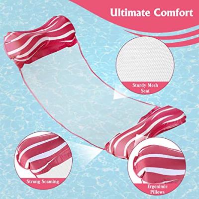 China Eco-friendly PVC Pool Hammock Pool Rafts Universal Pool Hammock Floats For Adults for sale