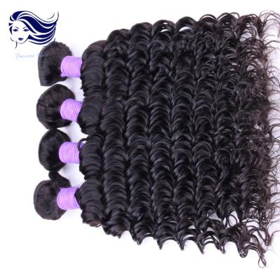 China Rizado rizado dibujada doble doble de las extensiones del pelo de Wefted de 22 pulgadas en venta