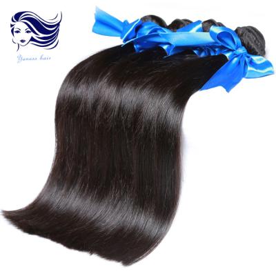 China O cabelo reto malaio do Virgin empacota extensões livres do cabelo humano do emaranhado à venda