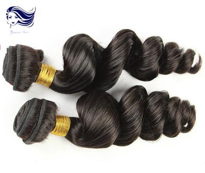 Cina Capelli neri naturali del vergine di Remy del brasiliano dei capelli vergini a 24 pollici del grado 7A in vendita