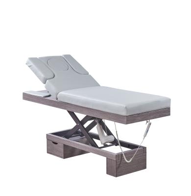 China Hot Selling Modern Beauty Salon Equipment Modern Spa Equipment Electric Massage Bed Facial Table for sale