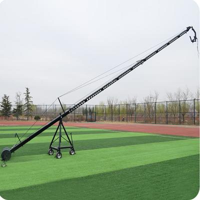 China Photography Professional Broadcast 12m Triangle Heavy Duty Video Camera Jimmy Jib Crane For Film Shooting 154-12X for sale