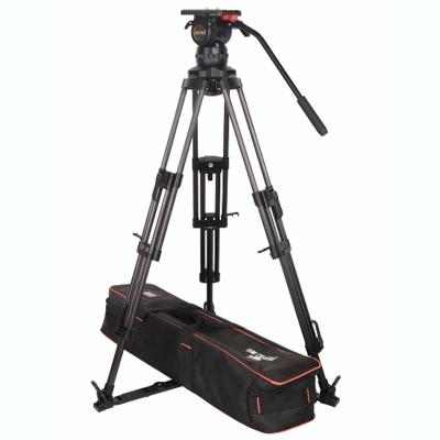 China Jiepai V20 pro professional broadcast heavy duty video camera photographic equipment 2022 video camera tripod with 100mm cup for sale