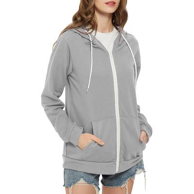 China Anti-Wrinkle On Sell Zipper Sport Coat Women's Hoodies Crop Top Hoodie For Women for sale