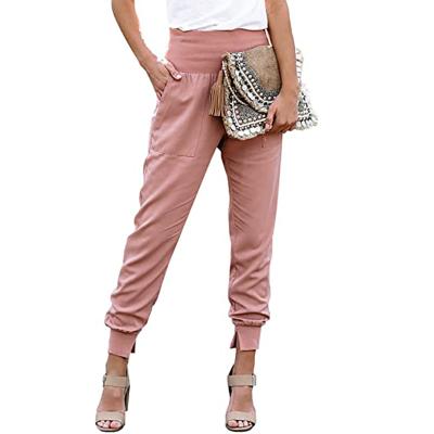 China Sustainable Pants Stretchy Cropped Office Pants Works Business Street Wears Casual Pants for sale