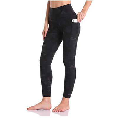 China High Waisted Yoga Gaiters Spandex Viable Yoga Gaiters High Waisted Women's Running Panties With Pockets for sale