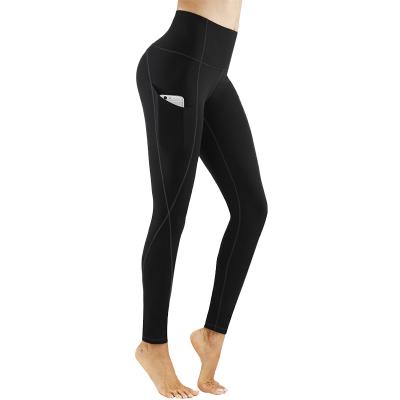 China Tight Fit Gym Belly Legging High Waisted Yoga Pants Breathable Workout Gaiters For Women for sale