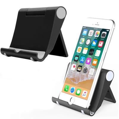 China Portable Mini Desktop Stand Table Cell Phone Holder Universal Adjustable Mobile Phone Holder for IPhone for Samsung for Huawei for sale