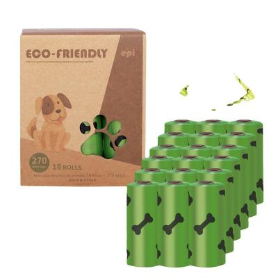 China Viable 7-15 Days Shipping Time Customized Size Scent Anti-leakage Smell Eco Earth Pets Safe Active Dog Poop Bag for sale