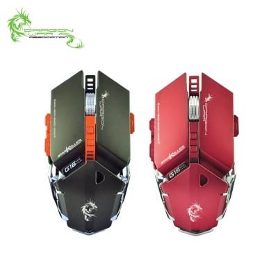 China 3D Brand USB Wired Gaming Mice For PC Mouse Gaming Mouse 9 Buttons 4000 Dpi Red for sale